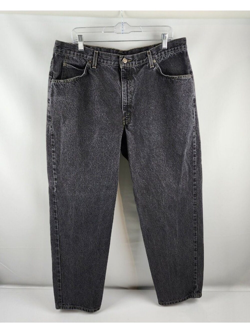 Brittania Jeans Mens 40x30 Black Relaxed Fit Vintage Y2K 1995 Denim